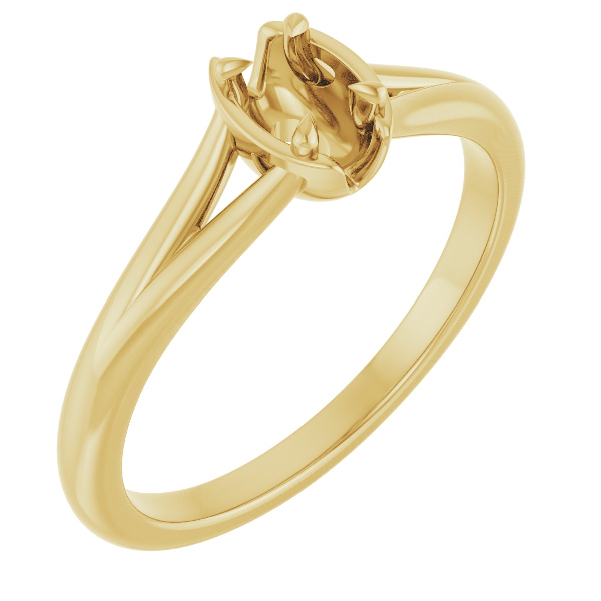 Claw-Prong Engagement Ring