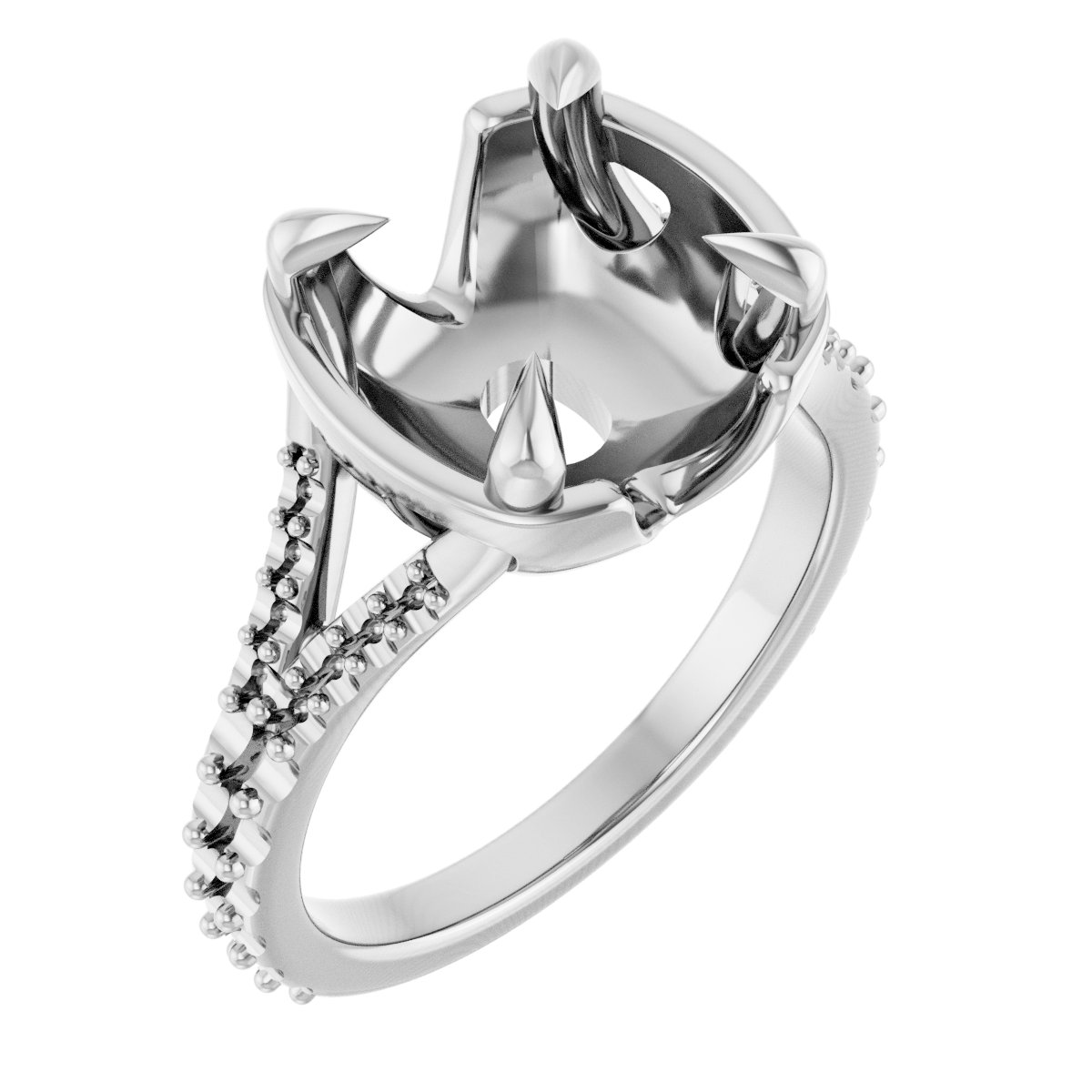 Claw-Prong Engagement Ring