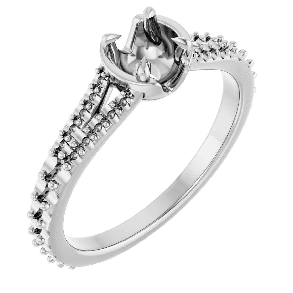 Claw-Prong Engagement Ring