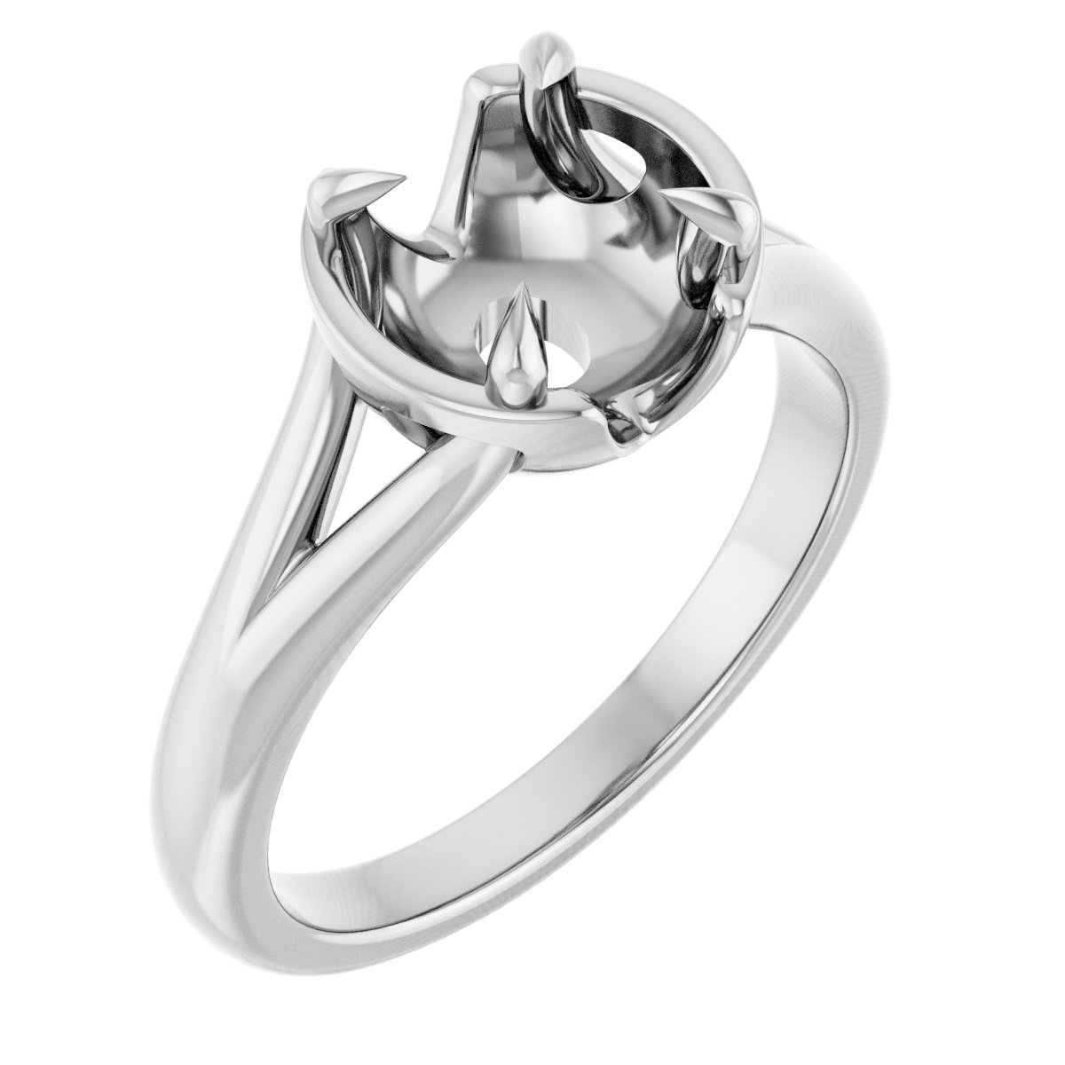 Claw-Prong Engagement Ring
