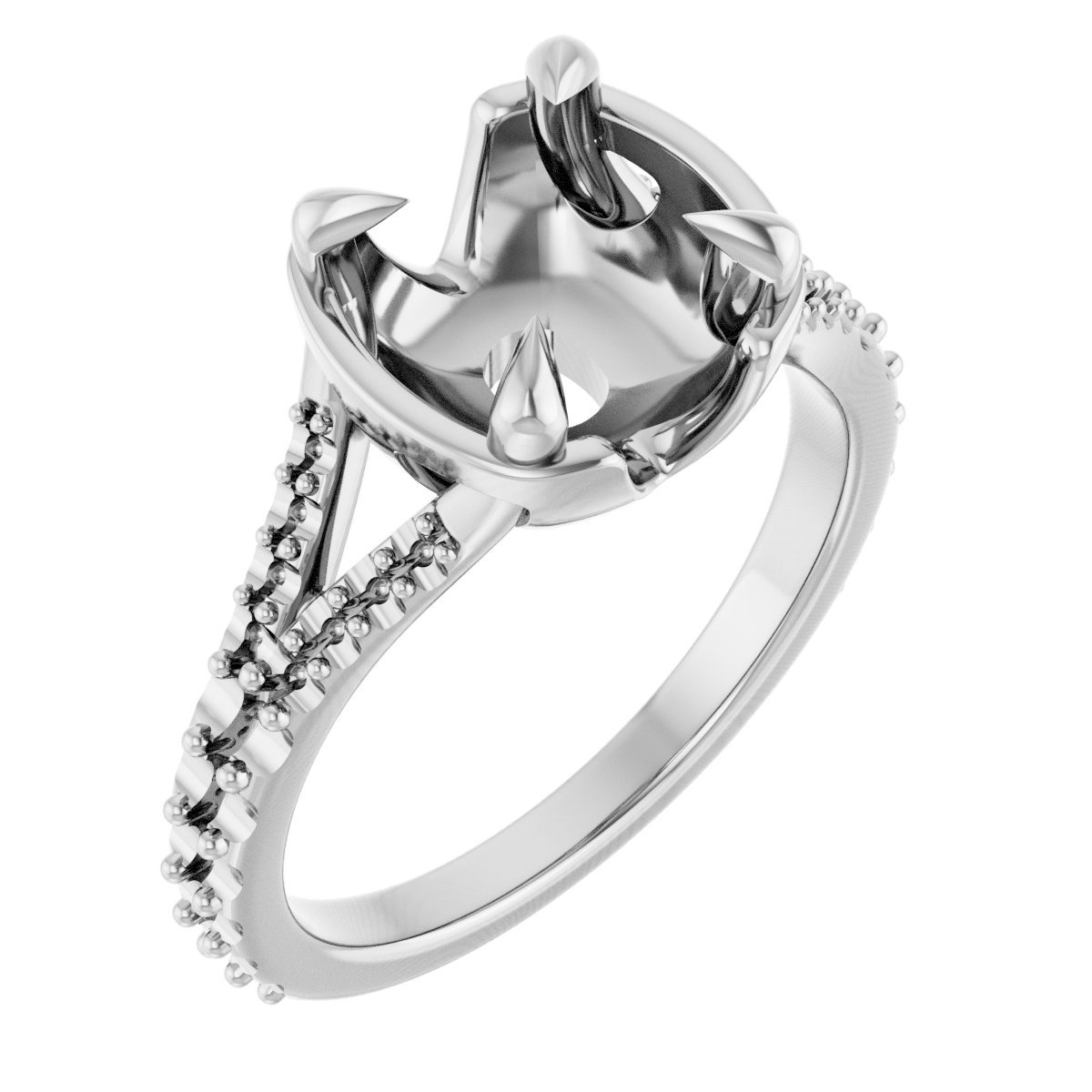 Claw-Prong Engagement Ring