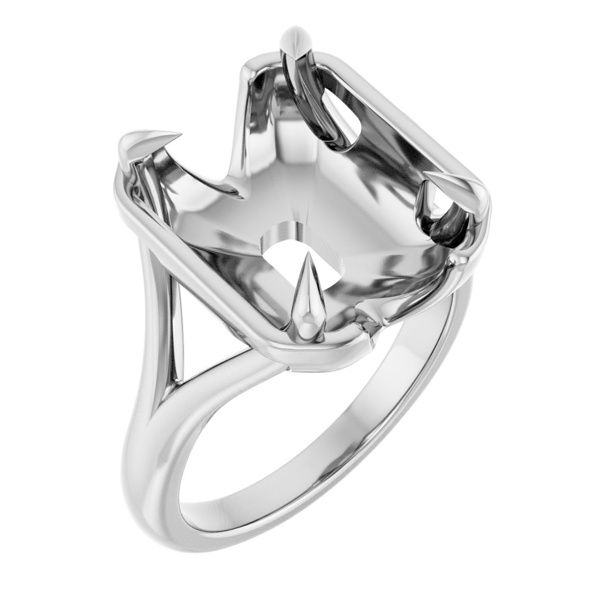 Claw-Prong Engagement Ring
