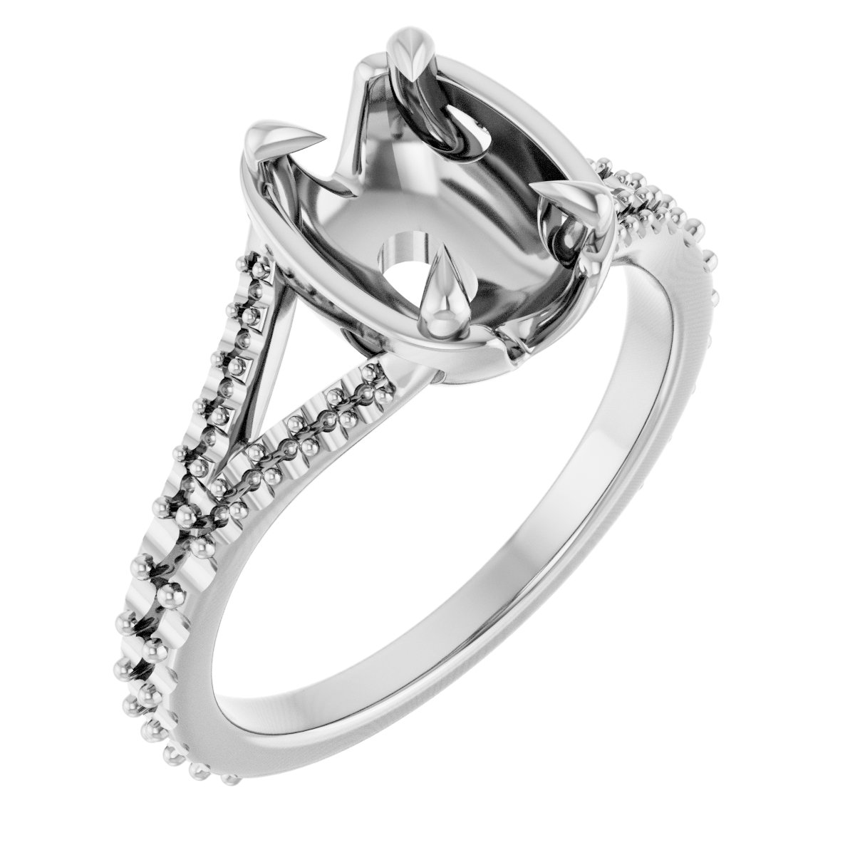 Claw-Prong Engagement Ring