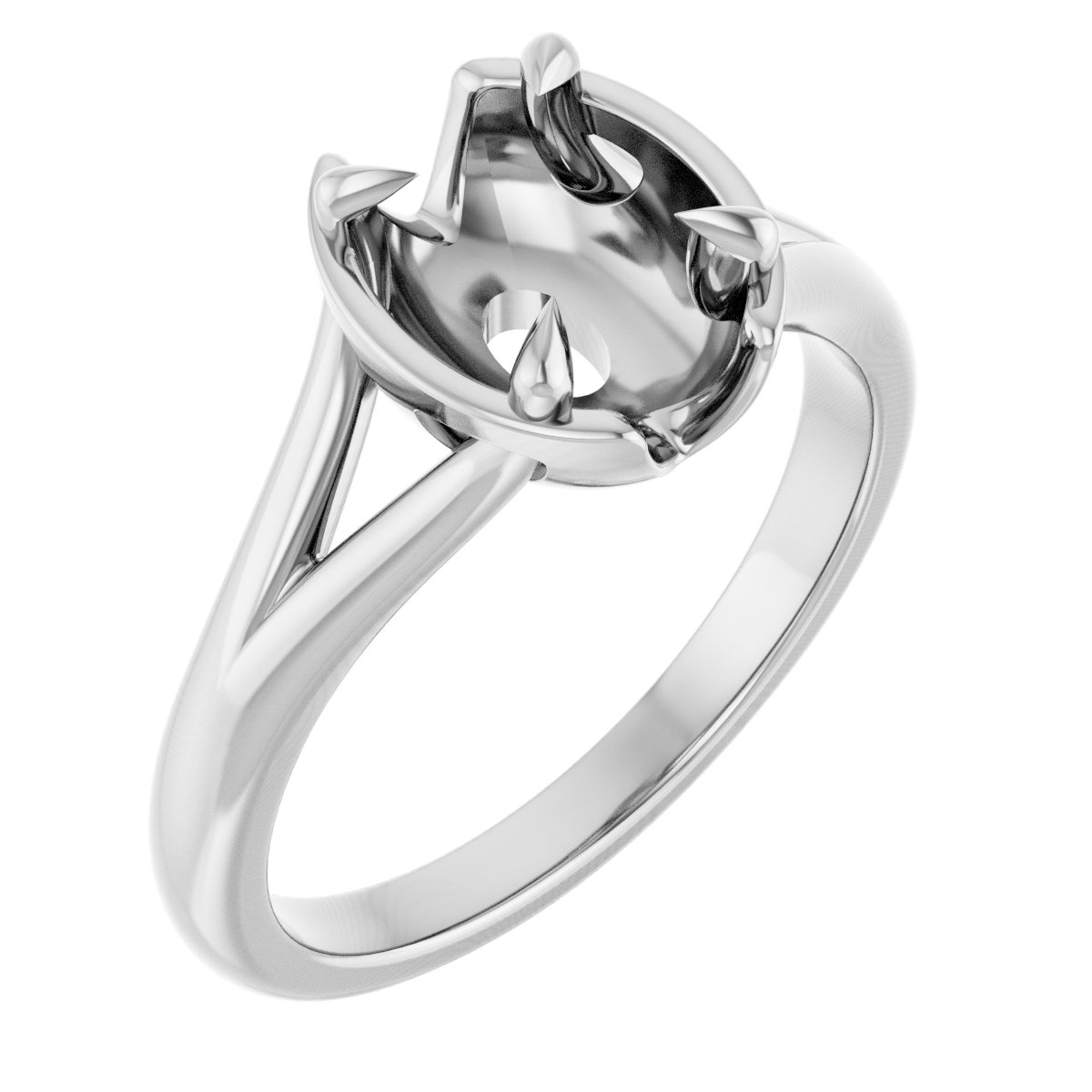 Claw-Prong Engagement Ring