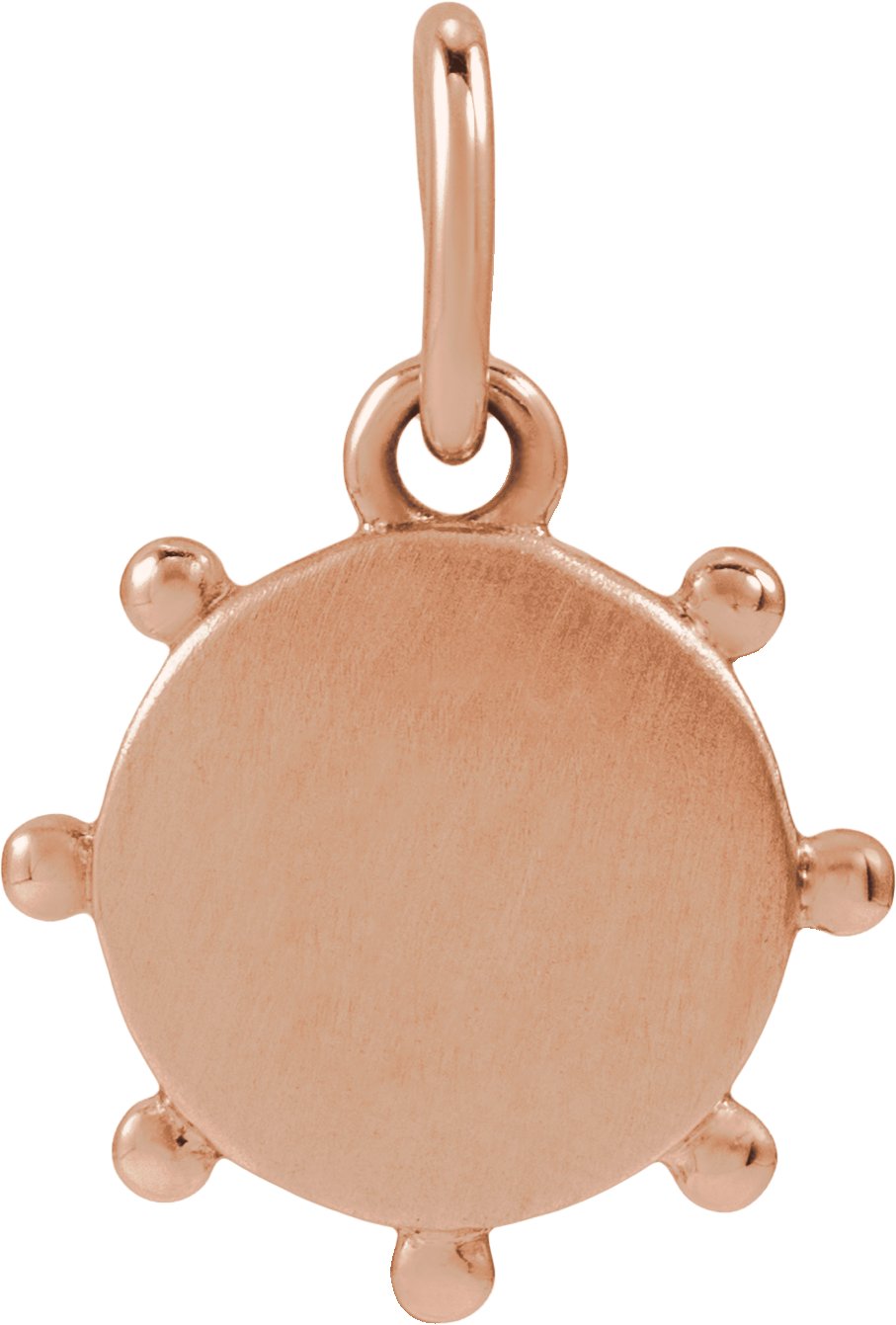 Engravable Beaded Pendant