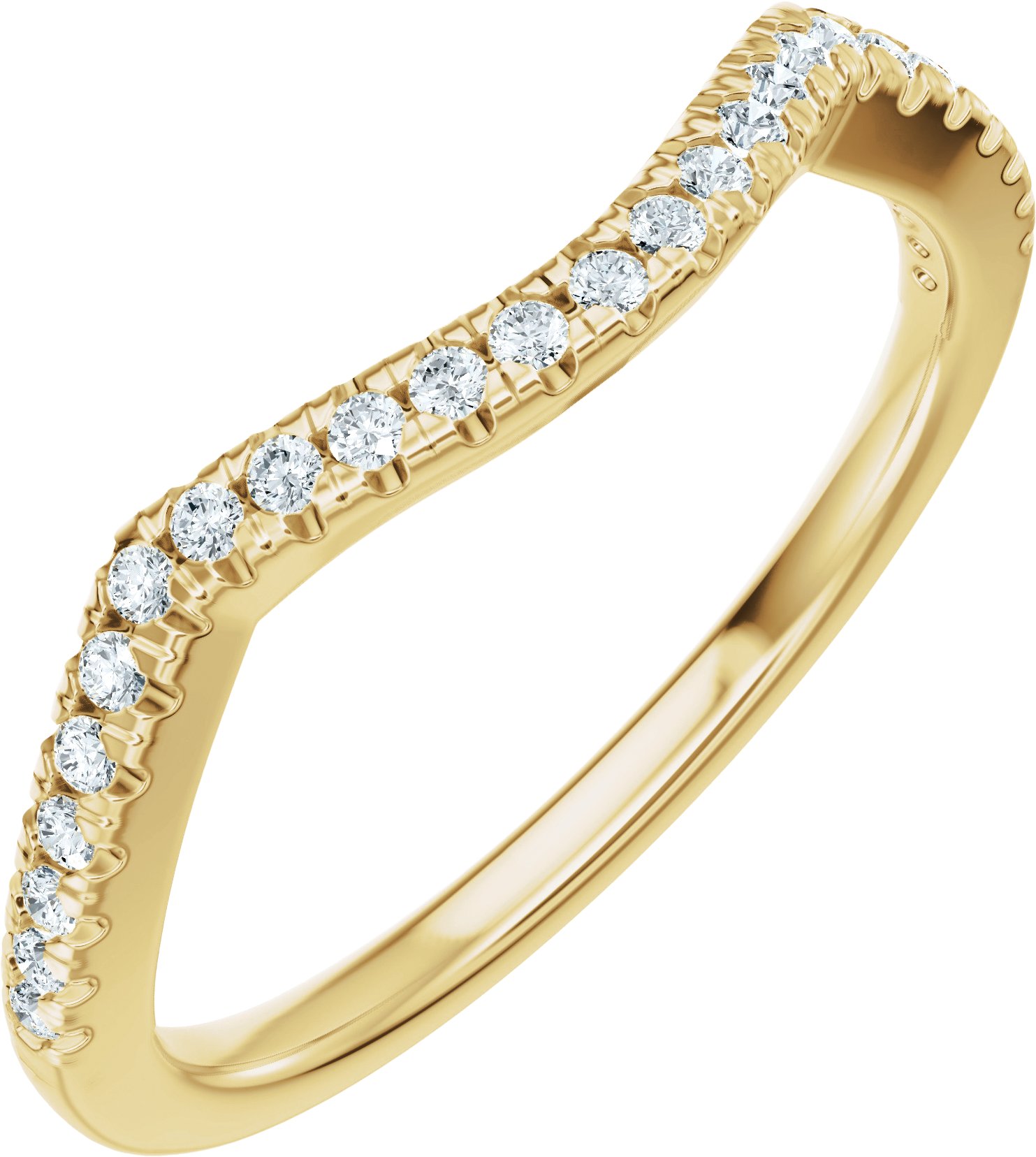 Accented Criss-Cross Engagement Ring or Band