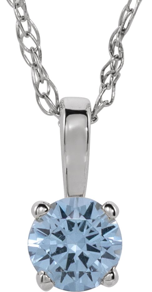 Youth Birthstone Necklace or Pendant