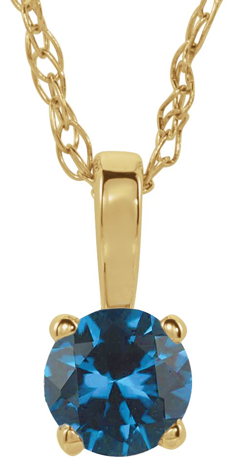 Youth Birthstone Necklace or Pendant