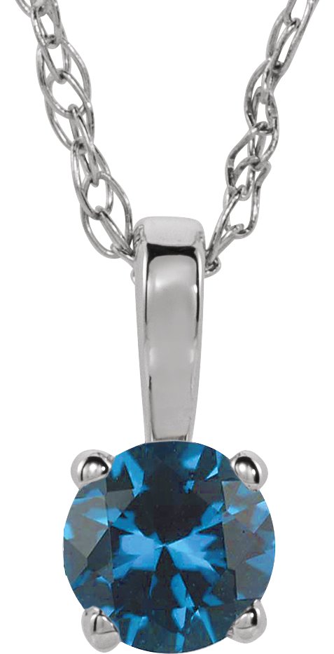 Youth Birthstone Necklace or Pendant