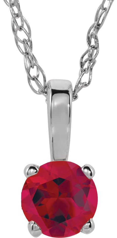 Youth Birthstone Necklace or Pendant