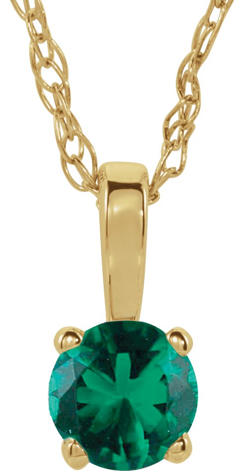 Youth Birthstone Necklace or Pendant