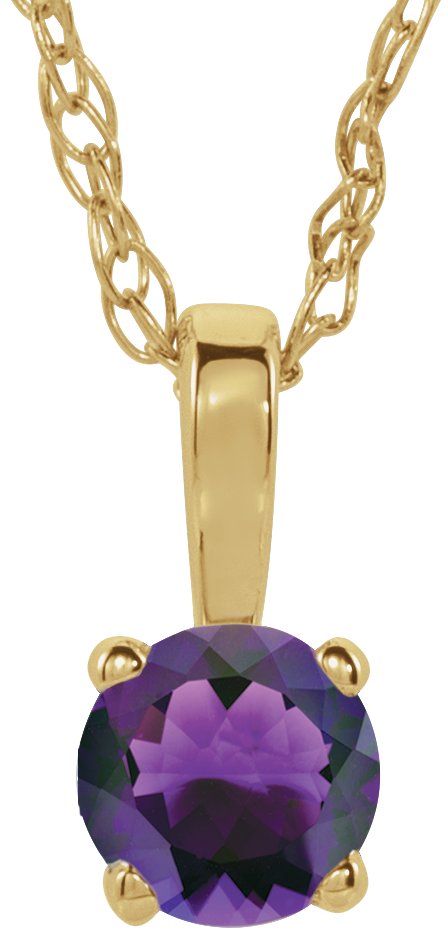 Youth Birthstone Necklace or Pendant