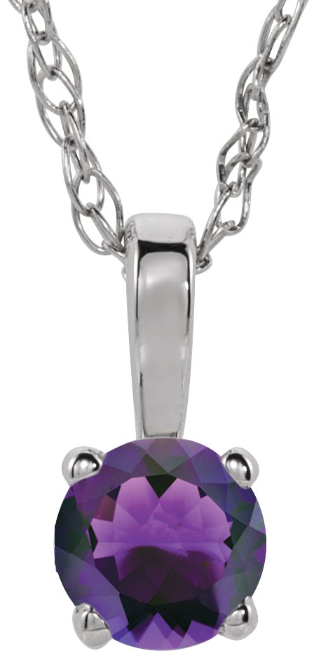 Youth Birthstone Necklace or Pendant