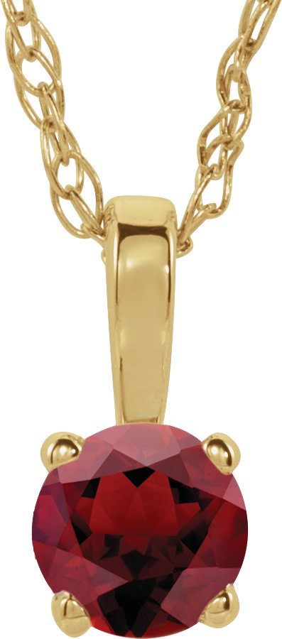 Youth Birthstone Necklace or Pendant