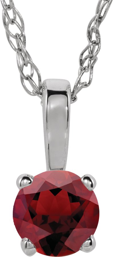 Youth Birthstone Necklace or Pendant