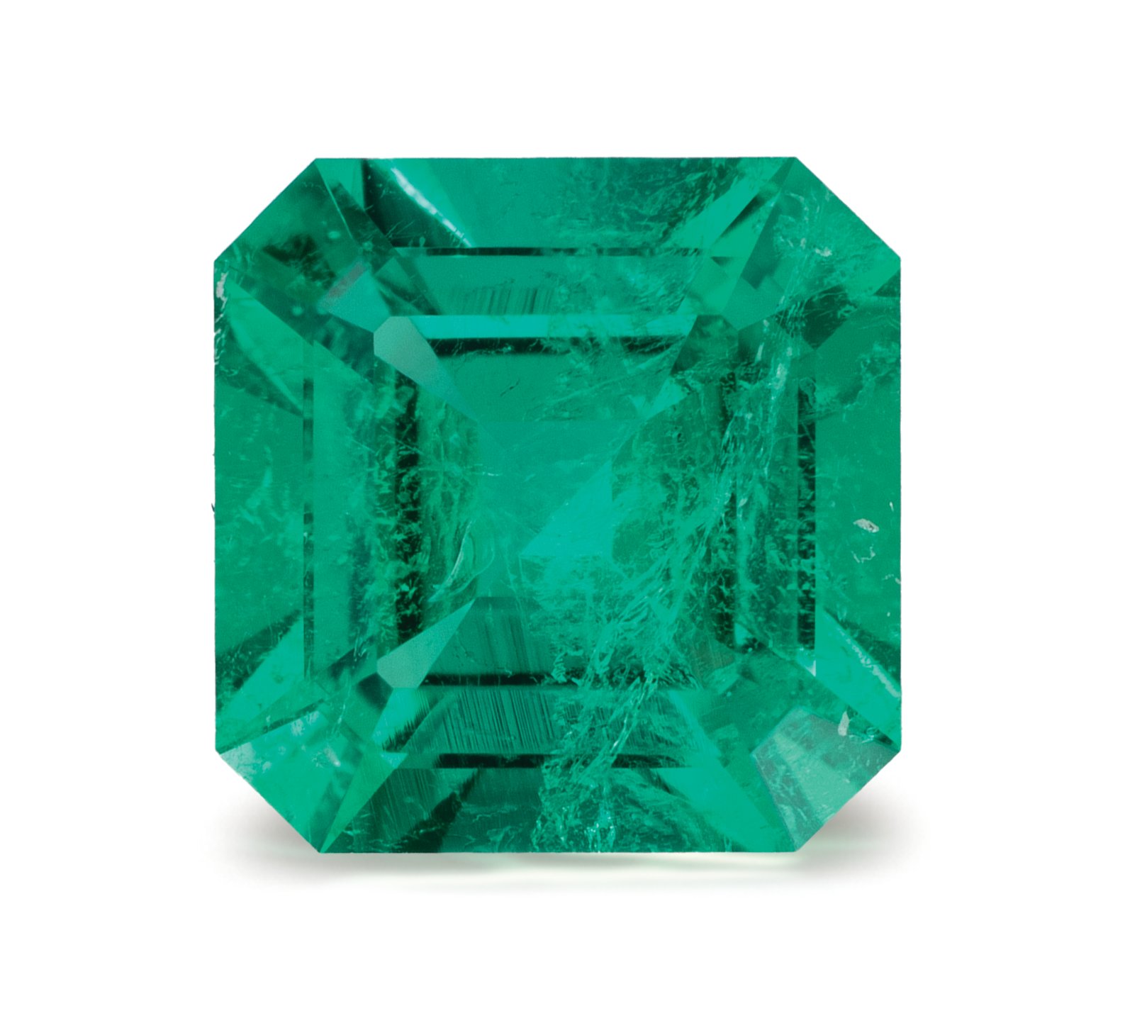 ASSCHER 1.12ct Natural Emerald 