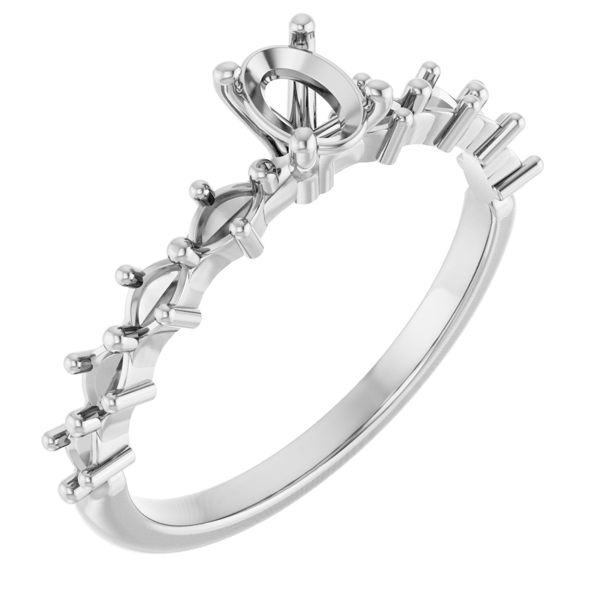 Accented Engagement Ring
