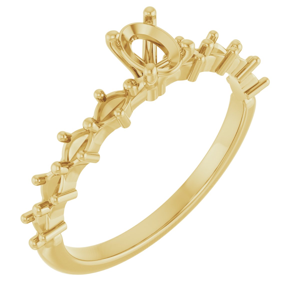 Accented Engagement Ring