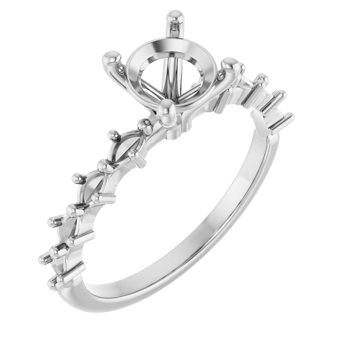 Accented Engagement Ring