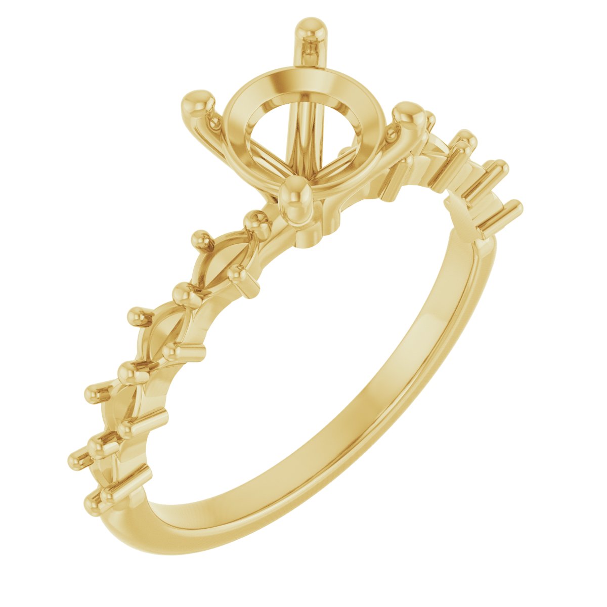 Accented Engagement Ring