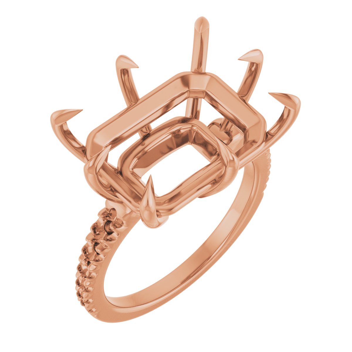 Claw-Prong Accented Ring
