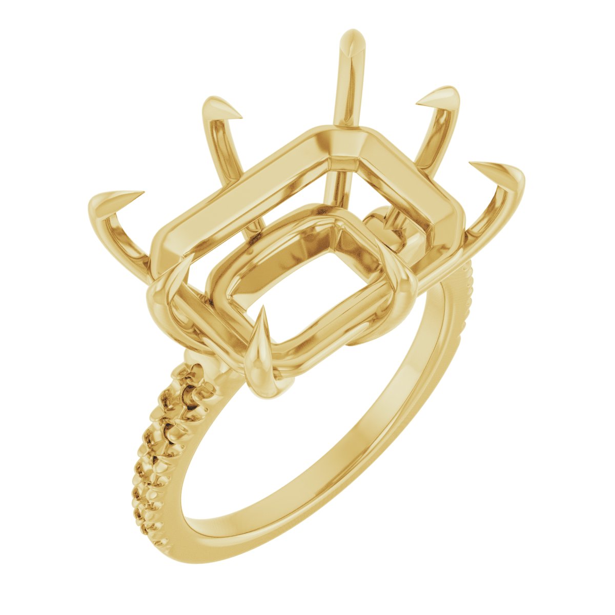 Claw-Prong Accented Ring