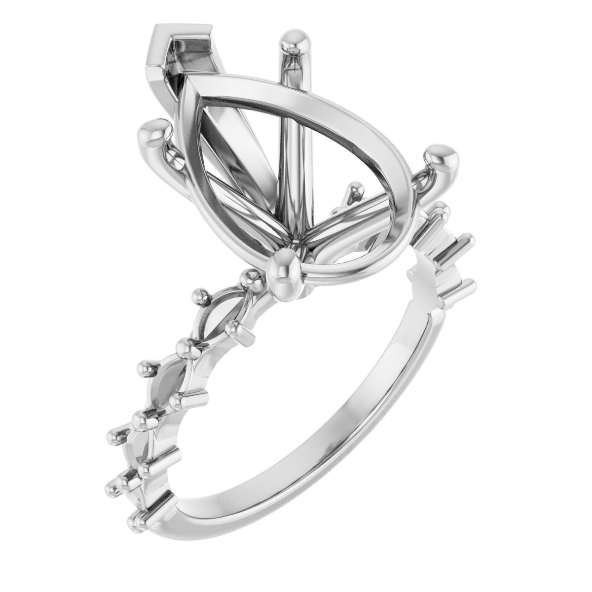 Accented Engagement Ring