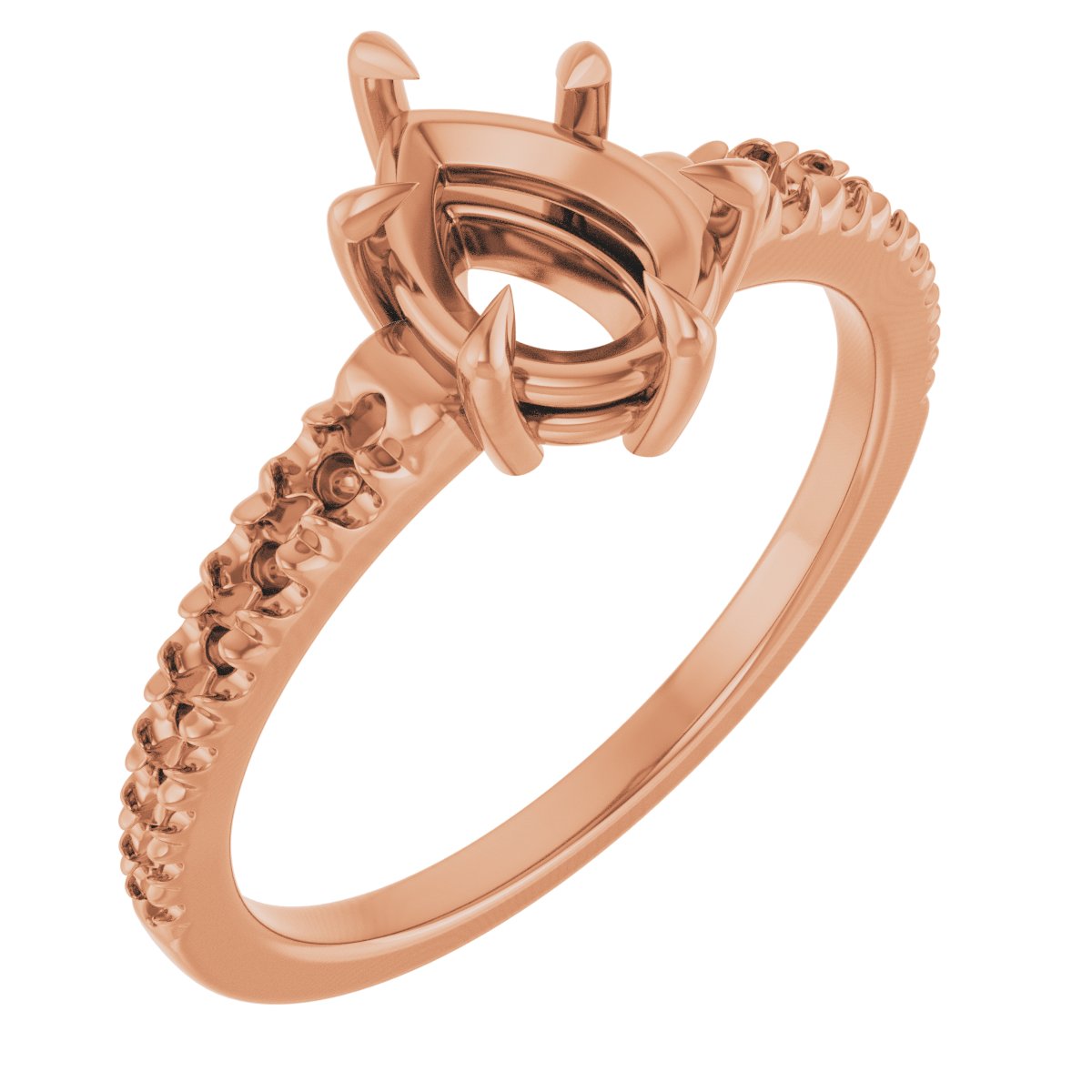 Claw-Prong Accented Ring