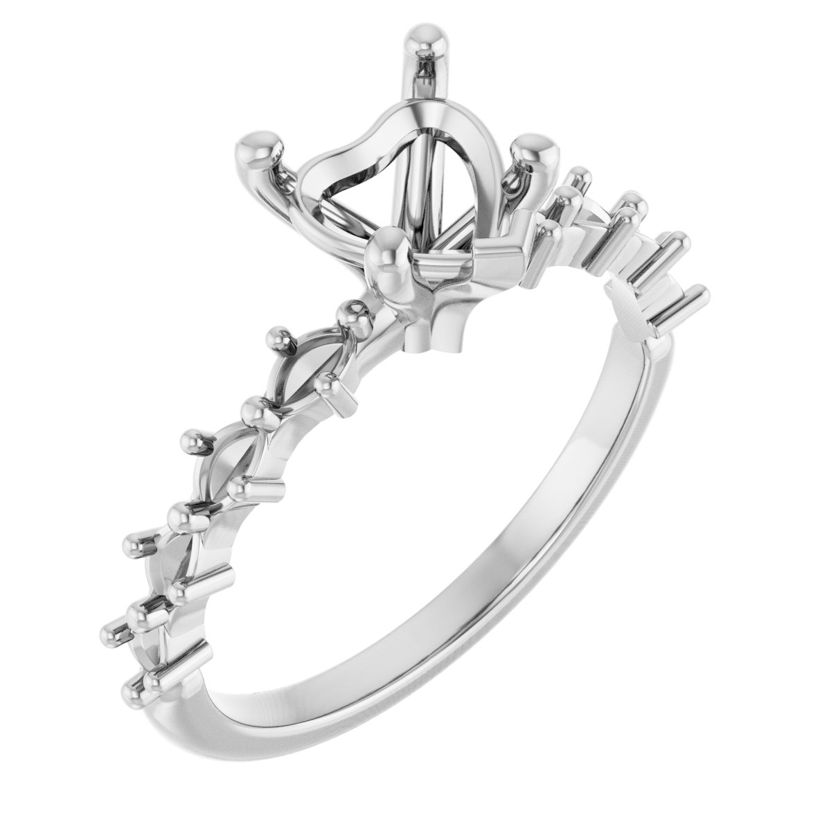 Accented Engagement Ring