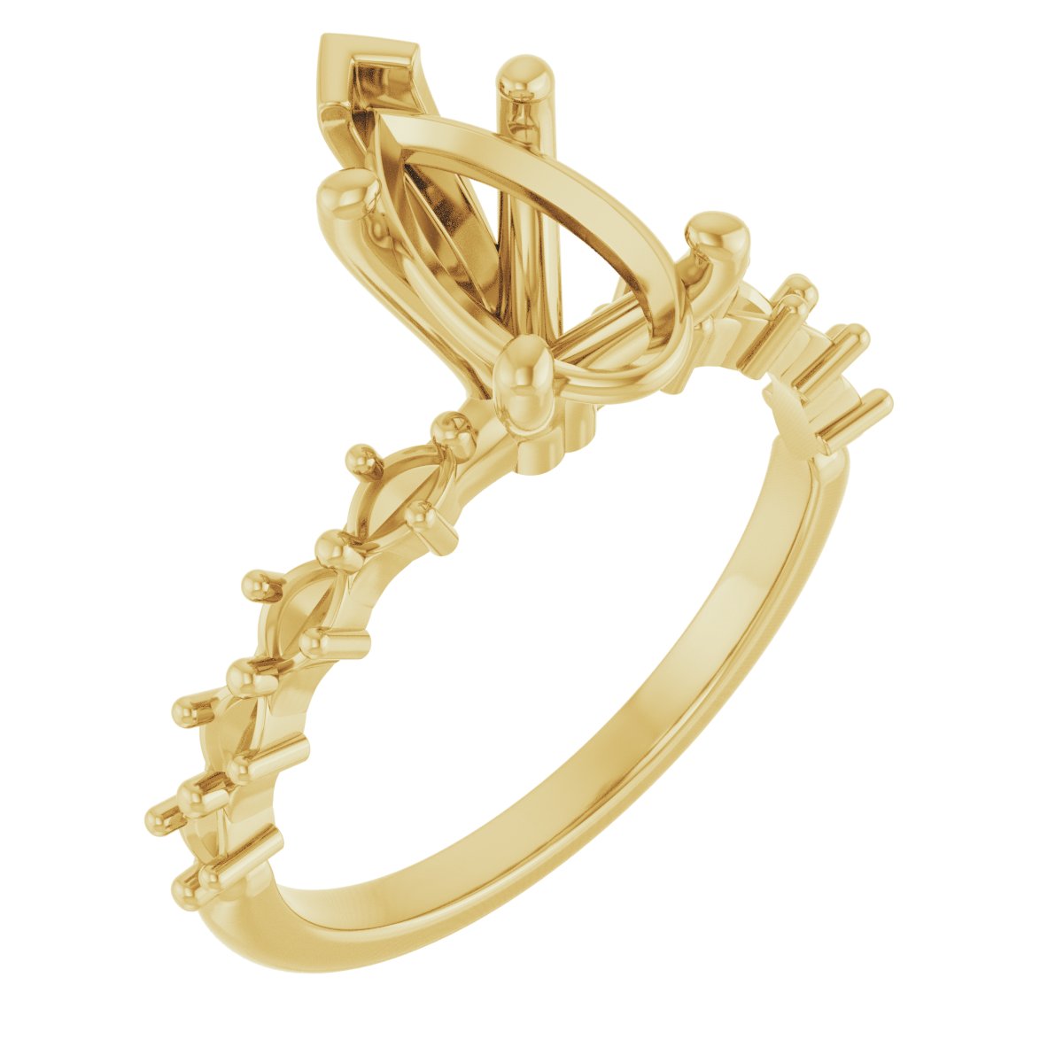 Accented Engagement Ring