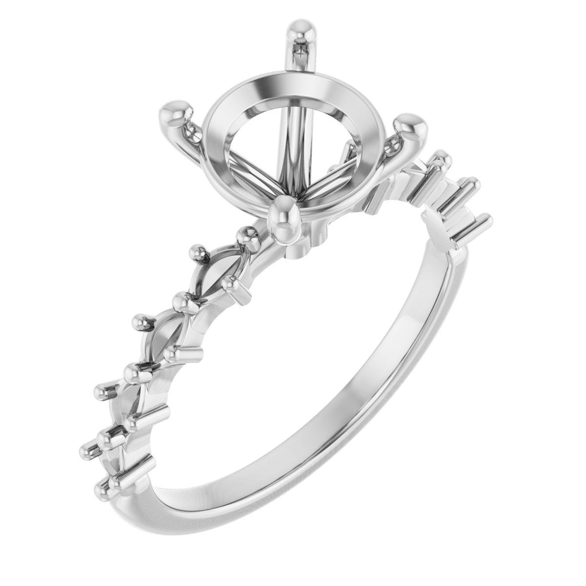 Accented Engagement Ring
