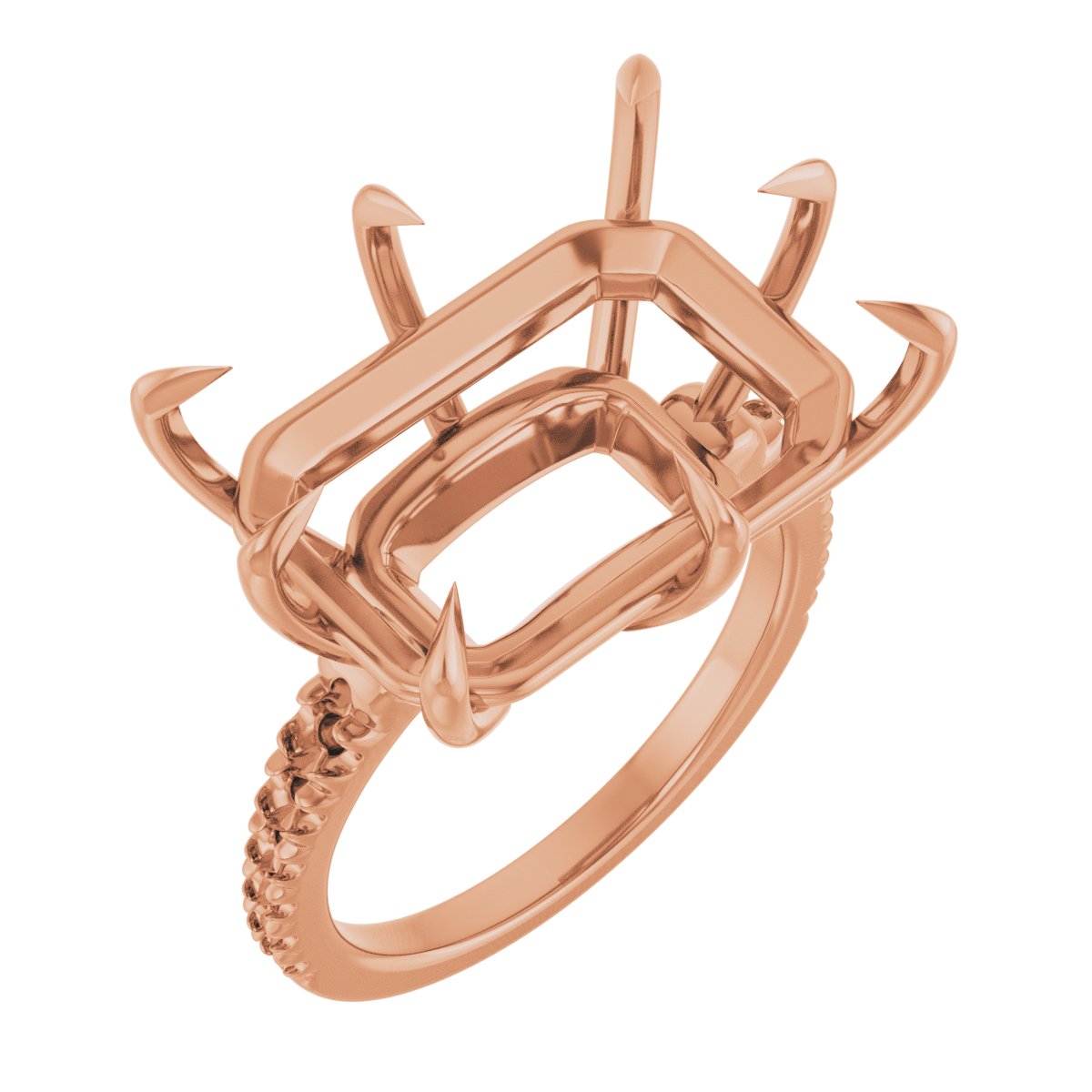 Claw-Prong Accented Ring