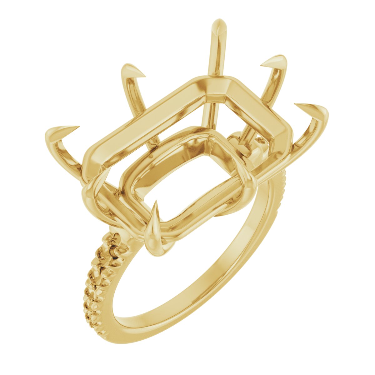 Claw-Prong Accented Ring