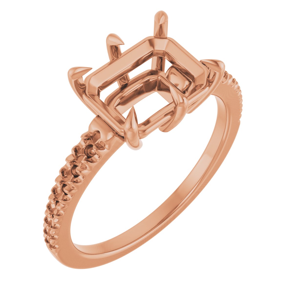 Claw-Prong Accented Ring