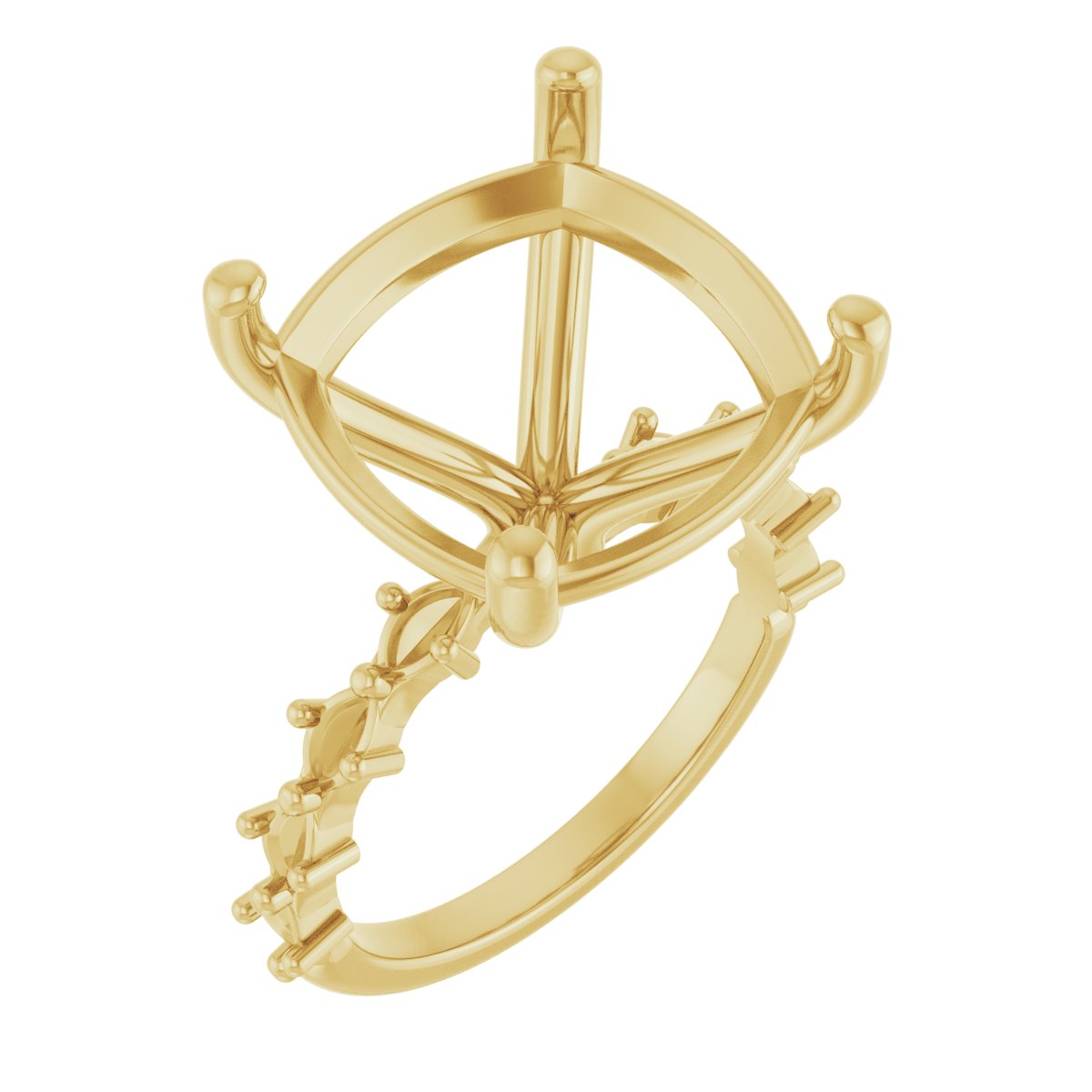 Accented Engagement Ring