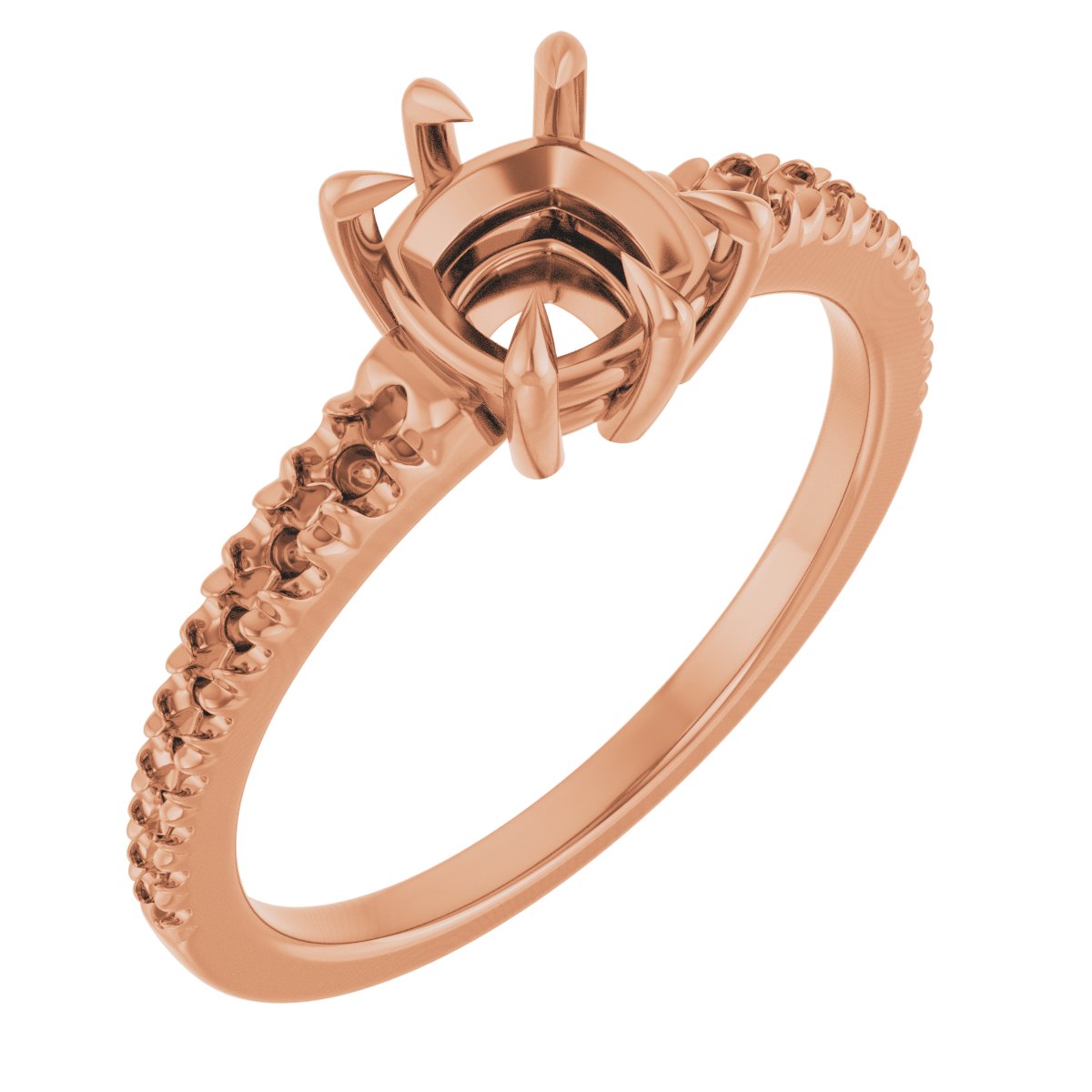 Claw-Prong Accented Ring