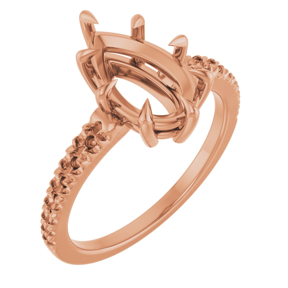 Claw-Prong Accented Ring