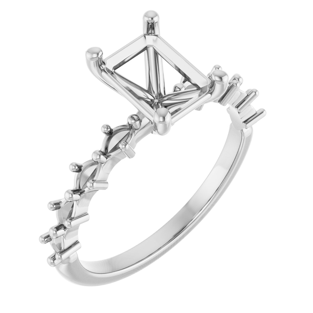 Accented Engagement Ring