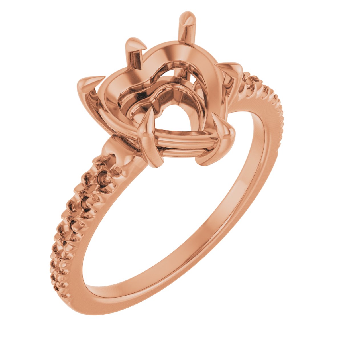 Claw-Prong Accented Ring