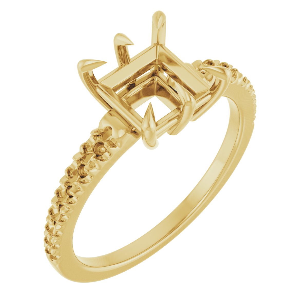 Claw-Prong Accented Ring
