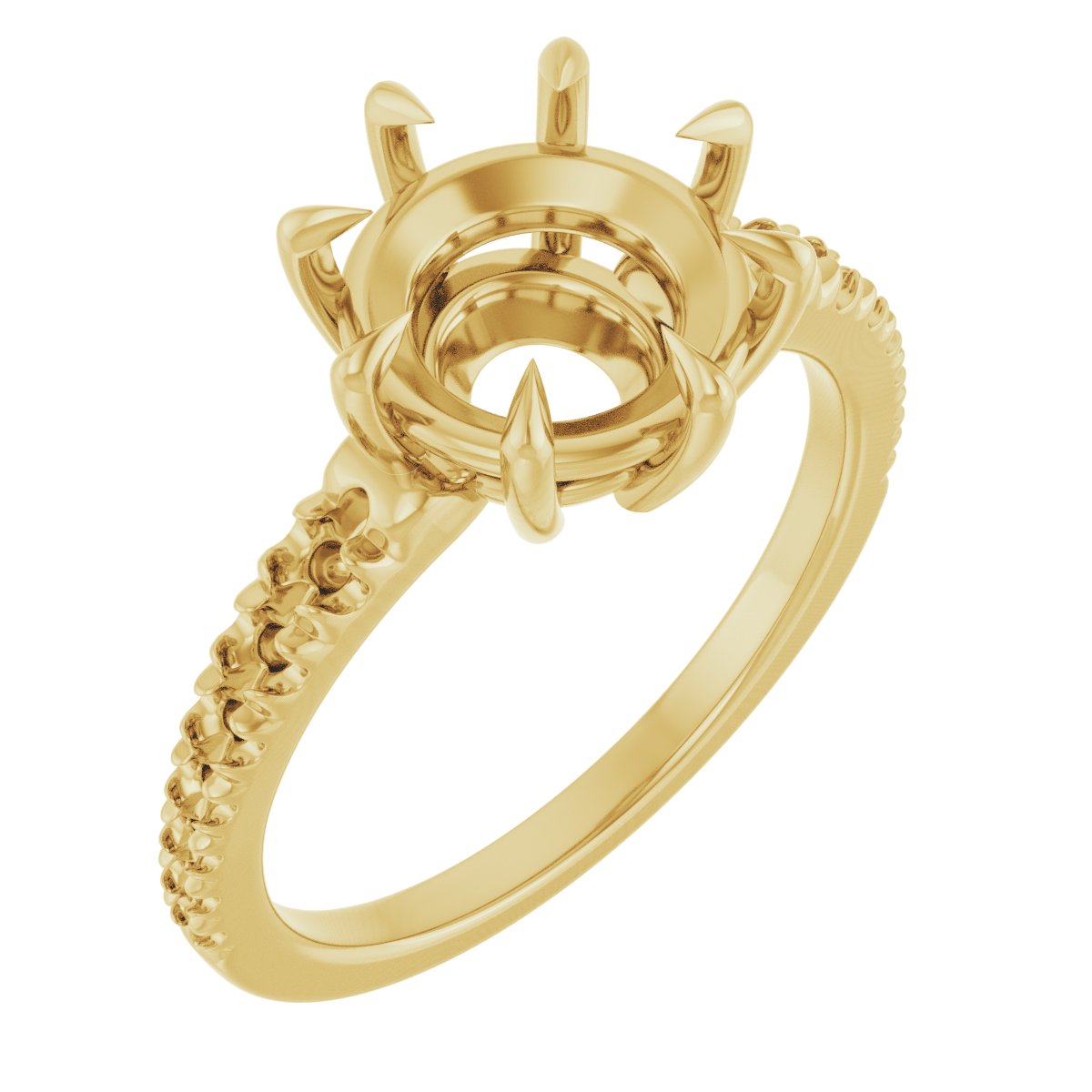 Claw-Prong Accented Ring