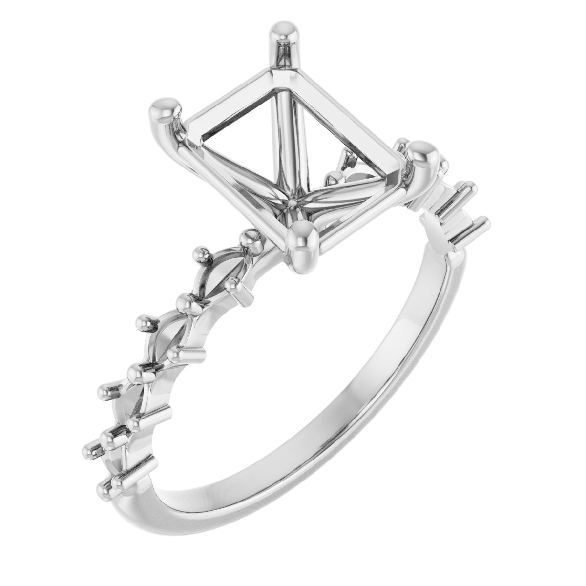 Accented Engagement Ring