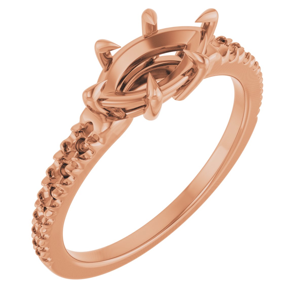 Claw-Prong Accented Ring
