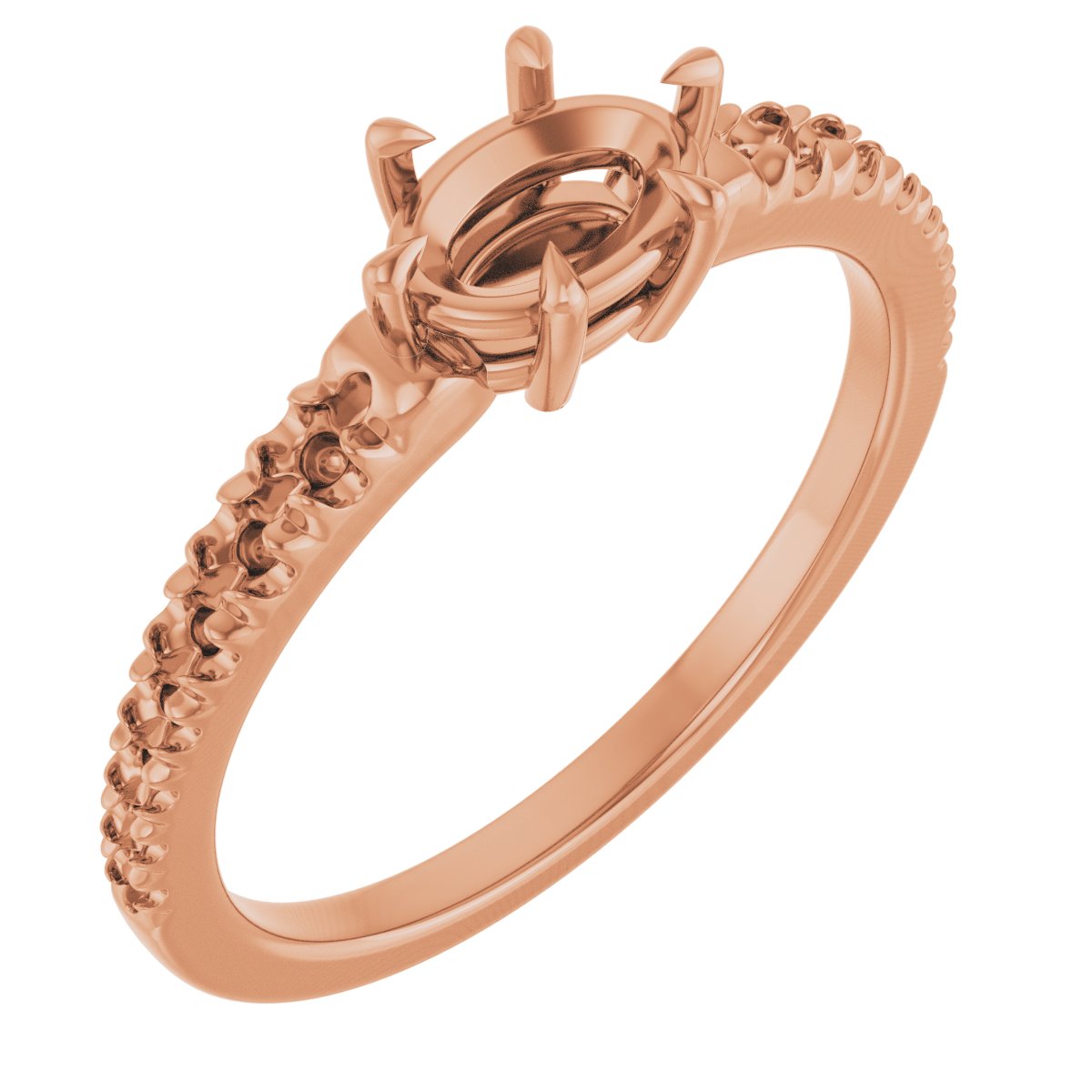Claw-Prong Accented Ring