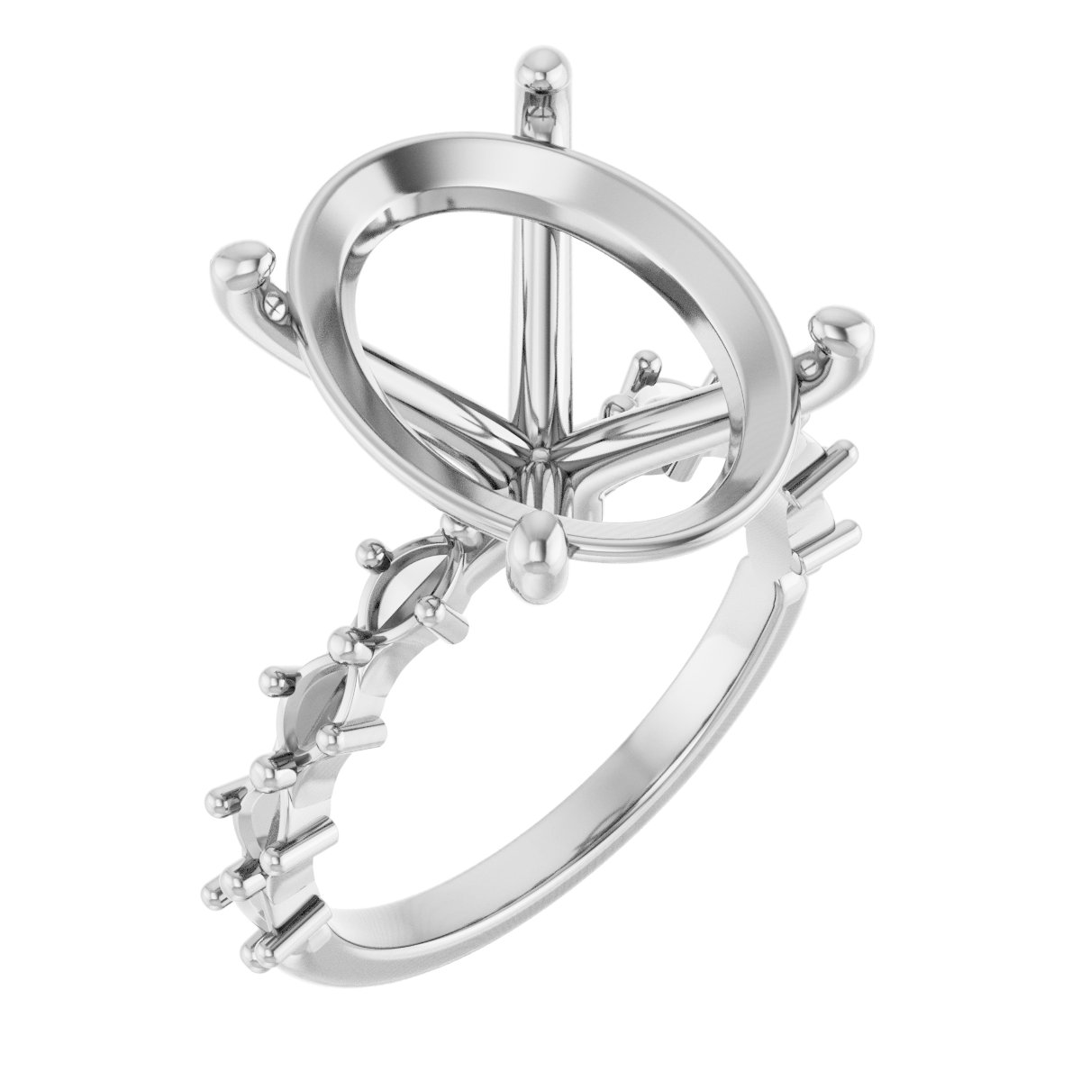 Accented Engagement Ring