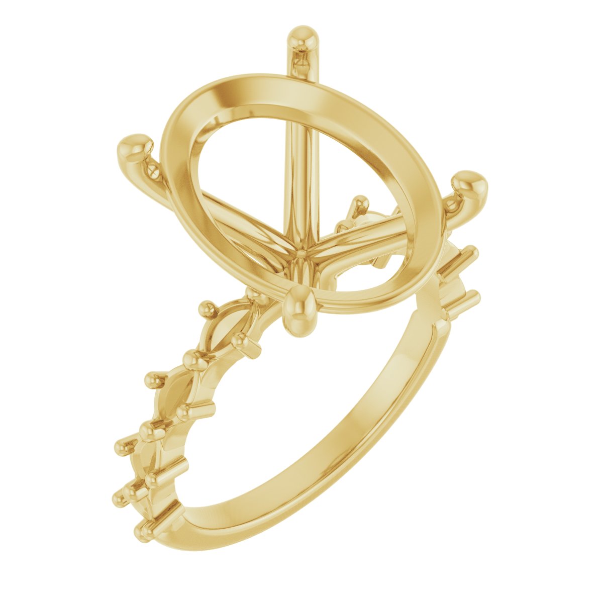 Accented Engagement Ring