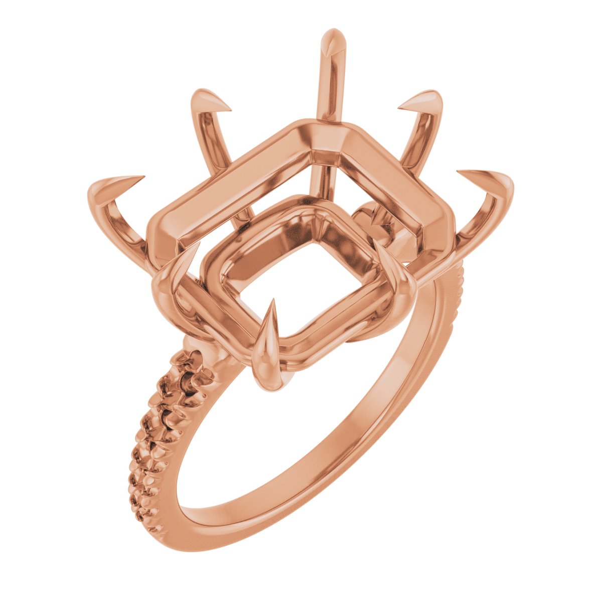 Claw-Prong Accented Ring