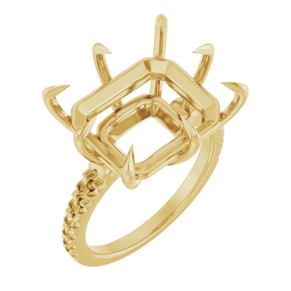 Claw-Prong Accented Ring