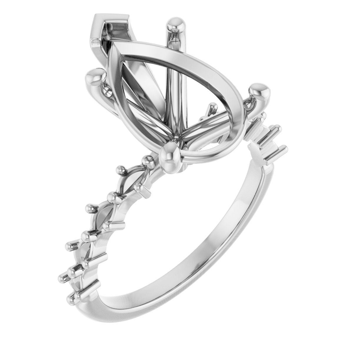 Accented Engagement Ring