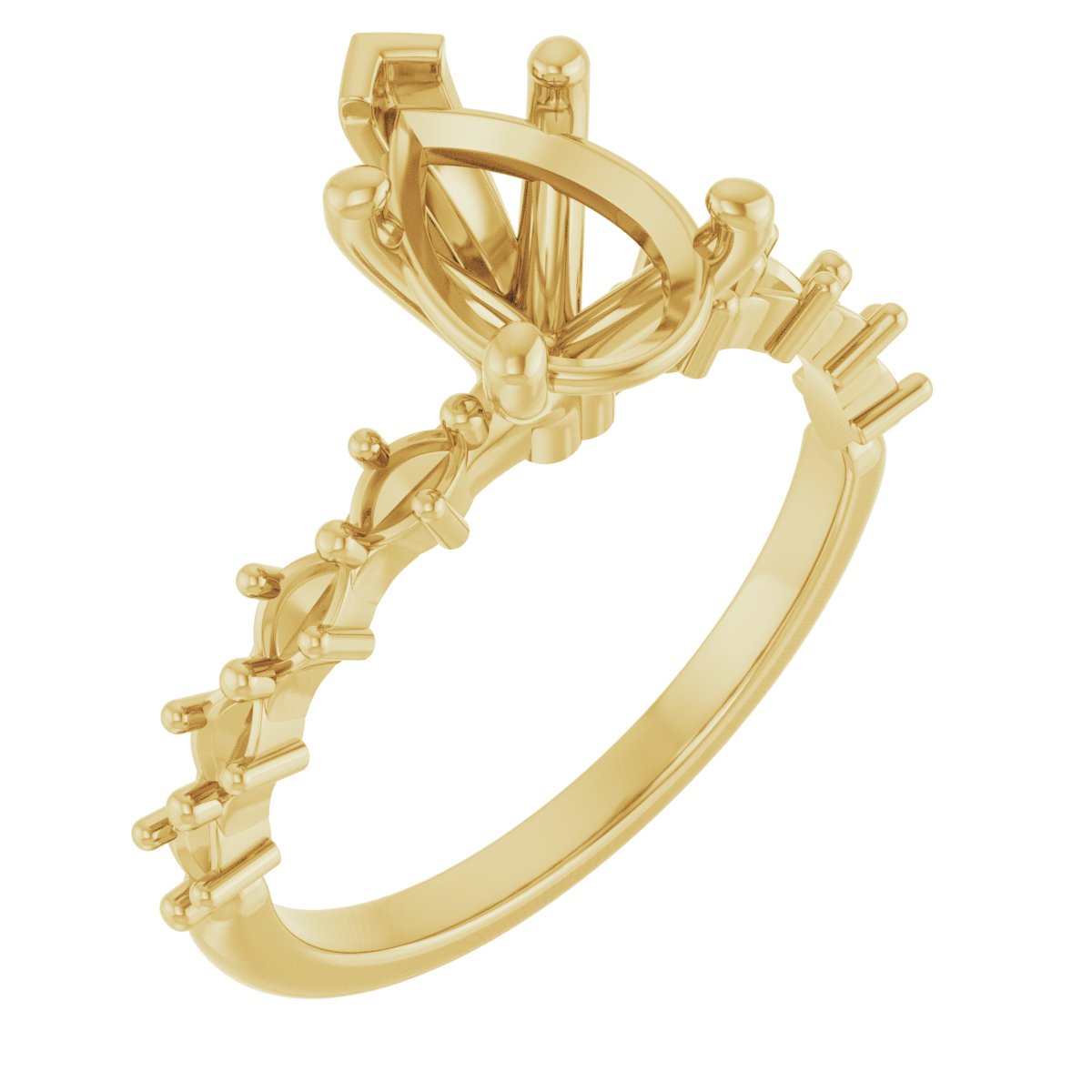 Accented Engagement Ring